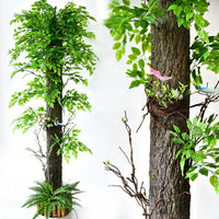 Artificial Bark Pipe Cover for Indoor/Outdoor Landscaping