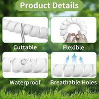 Plastic Tree Trunk Protector Spiral Tree Guard Wrap for Seedling Protection
