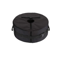 Tent Sandbag Weights for Outdoor Canopies, Umbrellas, and Advertising Tents - Black, 48x15cm