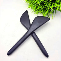 Natural Bian Stone Gua Sha Tool for Face and Eyes - Acupressure Massage Stick for Facial Beauty and Eye Care