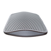 Double-Layer EVA Cat Litter Mat, Washable and Non-Slip, Traps Litter Effectively
