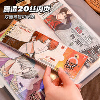 Concert Movie Ticket Stub Holder Album with Clear Pockets for Travel Tickets and Collectible Cards