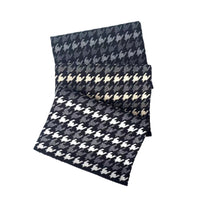 Men's Business Casual Jacquard Cashmere Feel Scarf