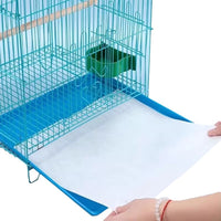 Disposable Bird Cage Liners for Parrot Droppings Tray, Thick Non-Woven Pet Waste Pads
