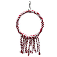 Christmas Theme Parrot Ring Swing Toy for Bird Cage Decoration