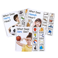 Sensory Quiet Book DIY Kit for Toddlers - English Learning Sticker Activity Book