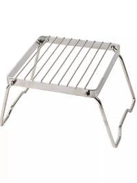 Portable Folding Camping Grill Stand Mini Gas Stove Rack Stainless Steel Burner Support