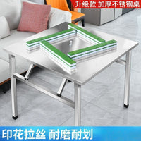 Stainless Steel Portable Folding Table for Indoor Outdoor Use