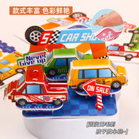 3D Paper House Puzzle DIY Model Educational Toy for Kids