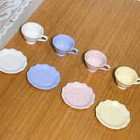Miniature Dollhouse Coffee Cup Model for Afternoon Tea Play Set