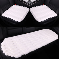 Thickened Bamboo Velvet Car Seat Cushion Set for Winter - Soft & Comfortable