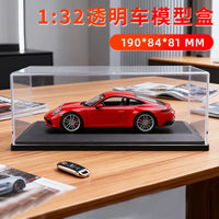 Display Case for 1:32, 1:18, 1:43 Scale Model Cars - Dustproof, High Transparency, Integrated Design