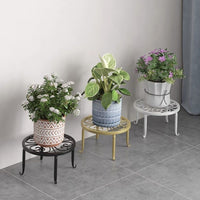 Nordic Iron Art Floor-Standing Plant Stand Modern Minimalist Indoor Green Plant Pot Rack Living Room Shelf