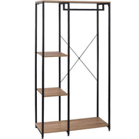 Multi-functional Hall Tree with Shoe Rack and Storage Shelves for Entryway and Bedroom