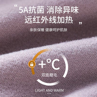 Women's Thermal Lace-Trimmed Fleece Lined Base Layer Shirt