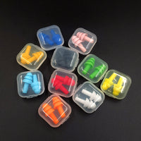 Christmas Tree Shaped Silicone Earplugs for Swimming, Noise Reduction, Sleep, Work, and Study