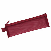 Vintage Color Small Mini Ins Japanese Style Mesh Transparent Pencil Case for Primary and Middle School Students Exam Stationery Bag