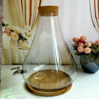 Large Glass Juice Dispenser with Faucet, Cold Water Kettle, Sealed Jar for Beverages, Wine, and Commercial Self-Serve Fruit Tea