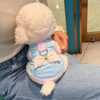 Pet Vest Harness for Small Dogs and Cats - Breathable, Lightweight, and Leash-Attachable