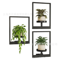 Wall-Mounted Planter Holder for Indoor Outdoor Plant Display