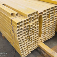 Fiberglass Pultruded Profiles FRP Square Round Tube Angle Channel I-Beam