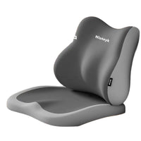 Memory Foam Seat Cushion and Lumbar Support Pillow for Office Chair Car Driver