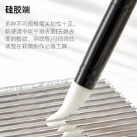 5-Piece Silicone Pen Set for Nail Art, Clay Sculpting, and Crafting