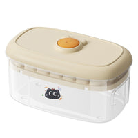 Press-Type Ice Cube Tray with Storage Bin, Easy Release Ice Maker Mold for Home