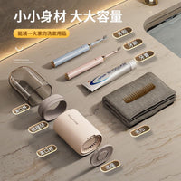 Portable Travel Toothbrush Toothpaste Mouthwash Cup Storage Case Set