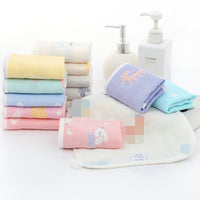 6-Layer Cotton Gauze Baby Washcloths - Absorbent & Soft Face Towels for Infants & Toddlers