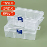 Clear PP Storage Box for Poker Chips, Cards, Remote Controls, and Chargers