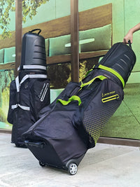 BSE Golf Hard Shell Travel Bag for Air Transport, Anti-Collision & Pressure-Resistant Golf Club Protection Case