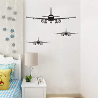 Airplane Metal Wall Art for Kids' Room Decor