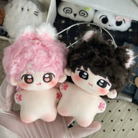 Mu Zhicheng & Wang Lujie 10cm Cotton Doll Plush Keychain Pendant