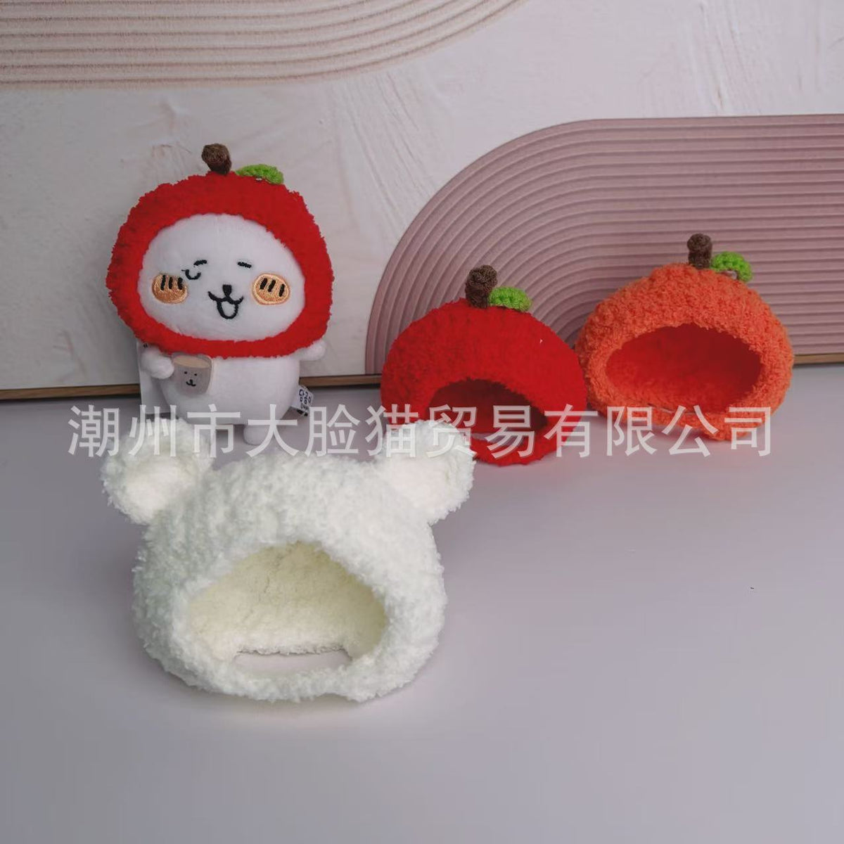Cute Cartoon Animal Hat Headband for 10-13cm Cotton Dolls