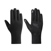 Lightweight Fleece Ski Glove Liners with Touchscreen Compatibility for Winter Sports and Driving