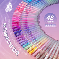 Yimulin Acrylic Neutral Art Pen Set for Artists and Students, Aesthetic Color Series Marker Pens