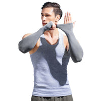 UV Protection Cooling Arm Sleeves for Men, Sun Protection Ice Silk Arm Covers for Sports