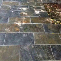 Natural Bluestone Slabs for Outdoor Paving and Landscaping, Rustic Yellow Stone for Gardens and Pathways
