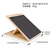 Wooden Slant Board for Calf Stretching and Fitness