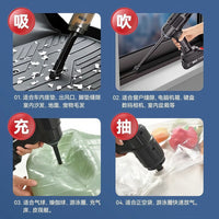 Wireless Car Vacuum Cleaner with Powerful Suction, Handheld Mini for Auto Interior & Home Use