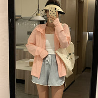 Women's Summer Thin Ice Silk Mesh Sun Protection Jacket UPF50+