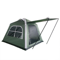 Automatic Inflatable Camping Tent with Canopy and Projection Function for 3-4 People