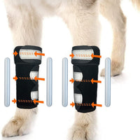 Pet Dog Knee Brace with Reflective Strip for Joint Support and Protection