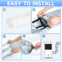 Portable Air Conditioner Hose Insulation Sleeve, Waterproof AC Exhaust Duct Cover