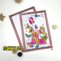 A4 Thickened Sketch Paper with Colored Border for Drawing Practice