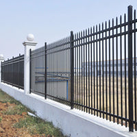 Galvanized Steel Aluminum Alloy Fence for Villas, Schools, and Residential Areas