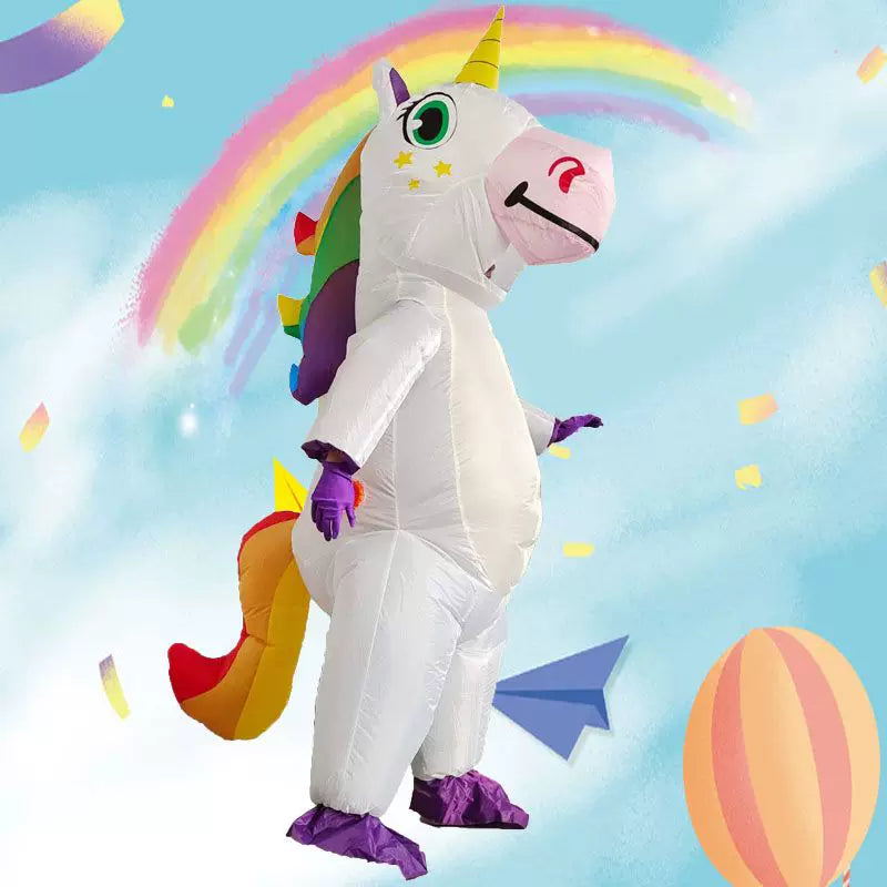 Inflatable Unicorn Costume for Halloween & Christmas Parties