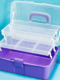 Paper Art Quilling Tool Storage Box Multi-layer Organizer for Students