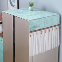 European Style Lace Refrigerator Dust Cover Towel for Single/Double Door Fridges and Washing Machines